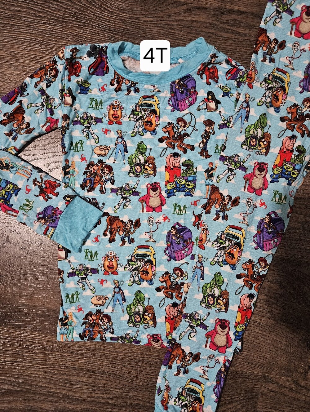 Showstoppers 4T Disney Pixar Toy Story 2 Piece Bamboo Pajama